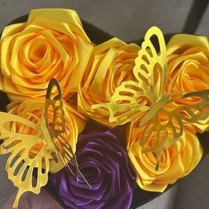 Valentine heart box eternal roses